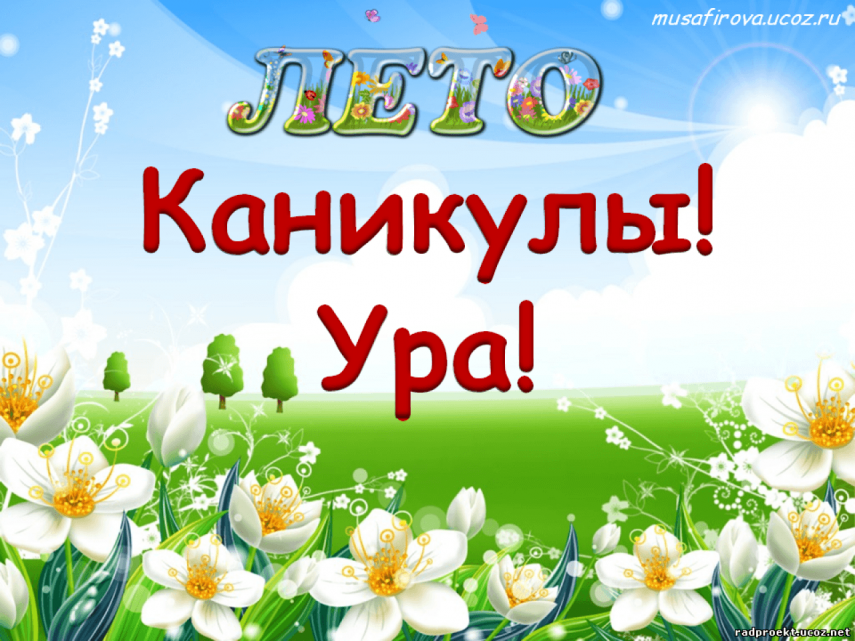 летние каникулы